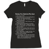 rules for dating my son Ladies Fitted T-Shirt