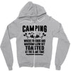 Camping Where Friends And Marshmallow Get Toasted At The Same Time Zipper Hoodie