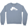 b&auml;r vs einhor  funny Crewneck Sweatshirt
