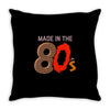 made in the 80's Throw Pillow