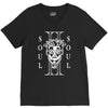 soul II soul white logo V-Neck Tee