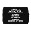 Smartass May Girl Laptop sleeve