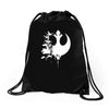 heroes of the rebellion Drawstring Bags
