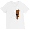 hidden groot [converted] V-Neck Tee