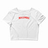 masshole massachusetts Crop Top