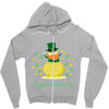 DABBİNG LEPRECHAUN Zipper Hoodie