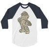 mario text 3/4 Sleeve Shirt
