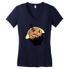 trump's brain Women's V-Neck T-Shirt