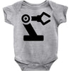 black robot Baby Bodysuit