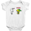 heart seeker Baby Onesie