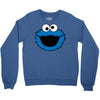 Cookie Monster Face Crewneck Sweatshirt
