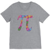spring pi tshirts  flowery colorful pi day gifts V-Neck Tee