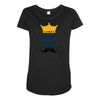 HAPPY FATHERS DAY Maternity Scoop Neck T-shirt