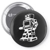 robot funny Pin-back button