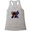 more heart than less Racerback Tank
