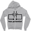 has potential Zipper Hoodie