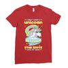 5  unicorn stab idiots Ladies Fitted T-Shirt
