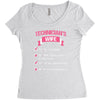 technician's wife Women's Triblend Scoop T-shirt