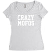 crazy mofos Women's Triblend Scoop T-shirt