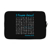 i Found Jesus Laptop sleeve