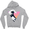 Great Wave Zipper Hoodie