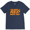 red ginger hair day V-Neck Tee