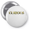 Curious Soldier Pin-back button