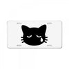 sad cat License Plate