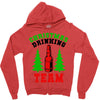 christmas drinking team Zipper Hoodie