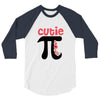 Cutie Pi 3/4 Sleeve Shirt