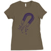 powerful magnet Ladies Fitted T-Shirt