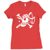 usopp flag one piece Ladies Fitted T-Shirt