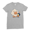 bffs (steven and lion) Ladies Fitted T-Shirt