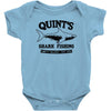 jaws cool shark Baby Bodysuit