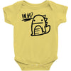 huh dinosaur Baby Onesie