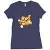 playful foxes Ladies Fitted T-Shirt