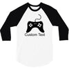 custom text 3/4 Sleeve Shirt