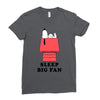 Sleep Big Fan Ladies Fitted T-Shirt