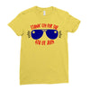 stayin' fly for the 4th of july Ladies Fitted T-Shirt