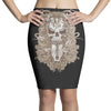halloween skull Pencil Skirts