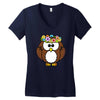 lovely owl Women's V-Neck T-Shirt