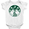 twin pies coffee Baby Onesie