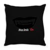 smile Throw Pillow