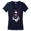 new retro 1980's the terminator Women's V-Neck T-Shirt