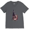 penny farthing V-Neck Tee