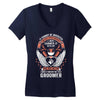 I Own It Forever The Title Groomer Women's V-Neck T-Shirt