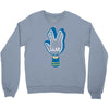llap foam finger Crewneck Sweatshirt