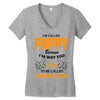 I'm Called Pappy  Because  I'm Way Too Cool To Be Called Grandfather Women's V-Neck T-Shirt