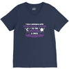 I Love Someone with Gynecologic Cancer to The Moon and Back V-Neck Tee