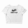 porn star media video camera film Crop Top